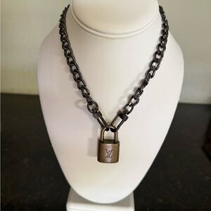 Louis Vuitton Lock #312 with Chain Necklace